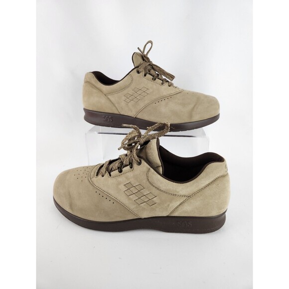 SAS Tripad Comfort Shoes Free Time Womens Size 8 M Suede Leather Walking -READ- - Picture 1 of 16